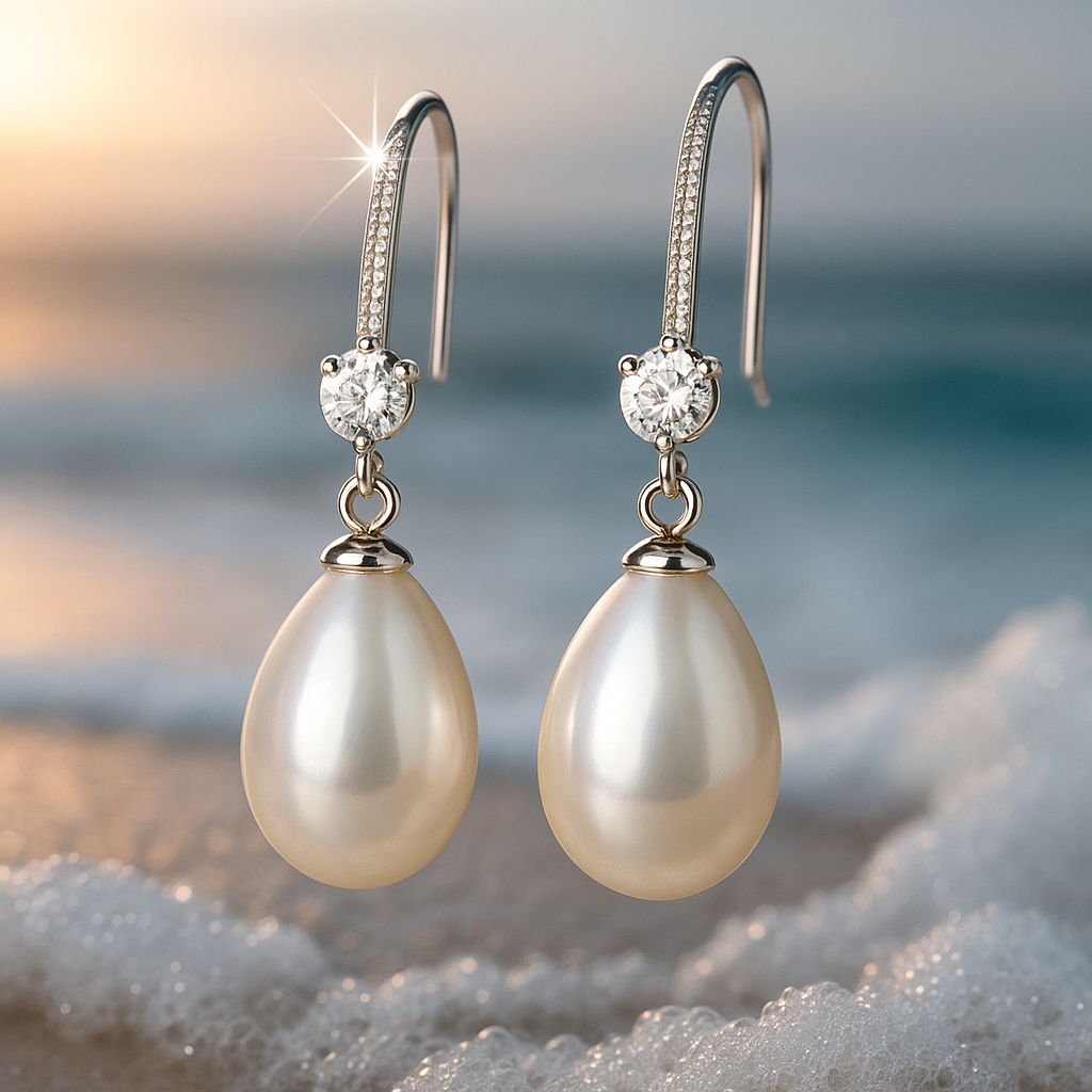 Marea | Elegant Pearl Earrings