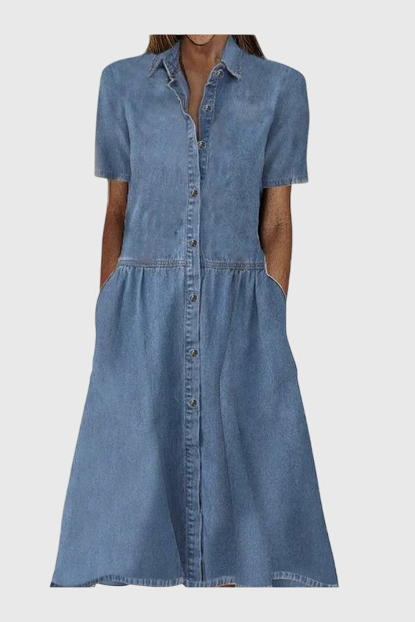 Angela – Relaxed Denim Dress