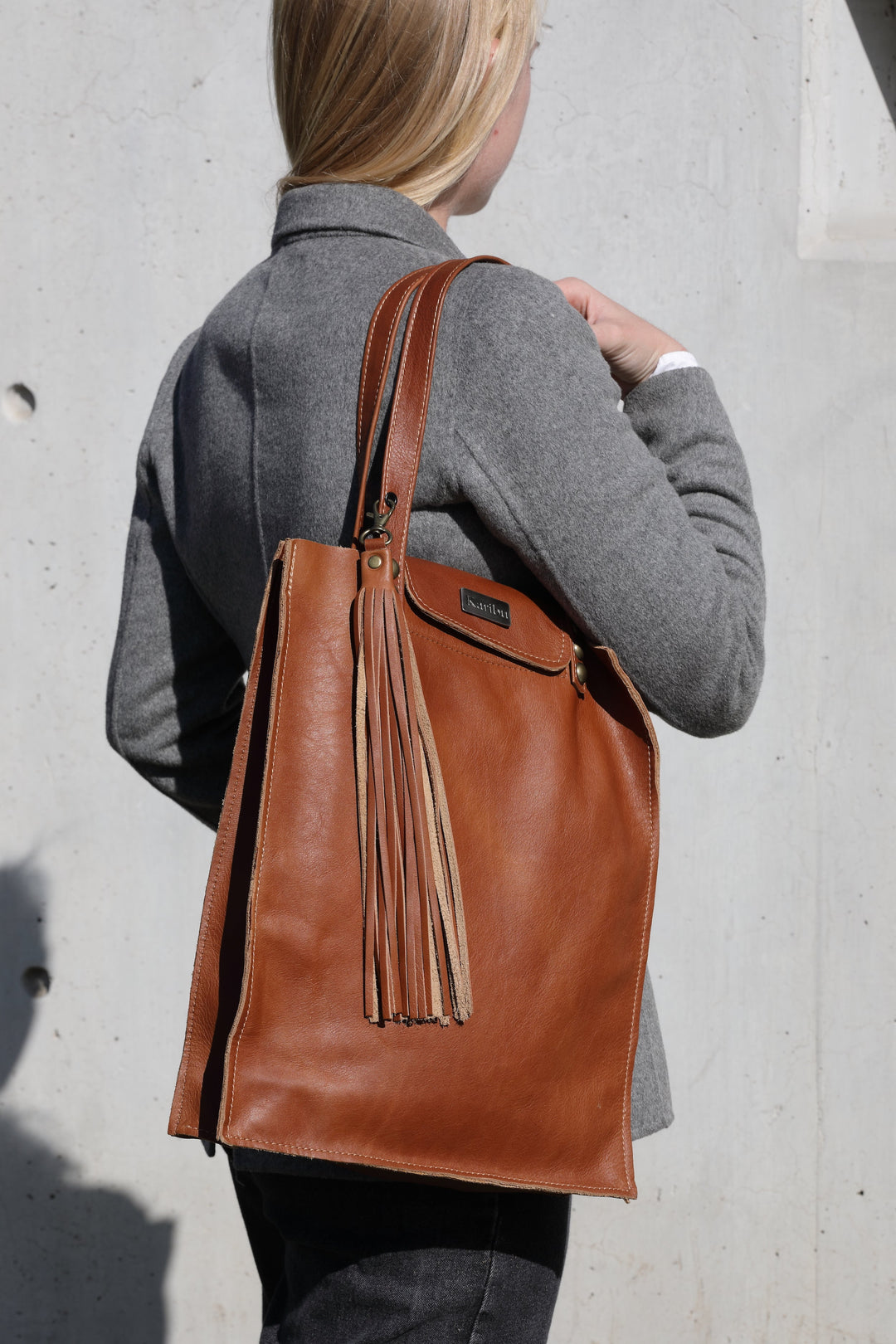 Juanita Light Brown Leather Wallet