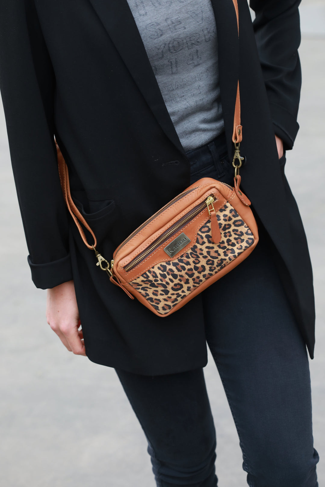 Agustina Animal Print Cafe Wallet