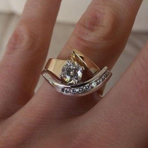 Alizee | Unique Vintage Diamond Ring