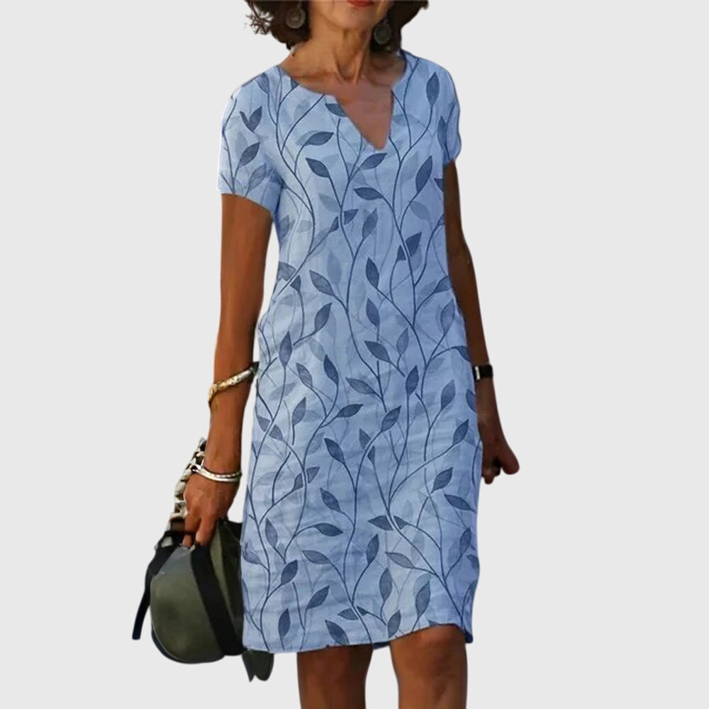 Carol - Relaxed V-Neck Dress