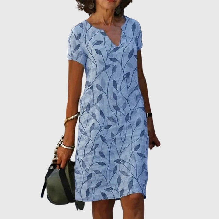 Carol - Relaxed V-Neck Dress