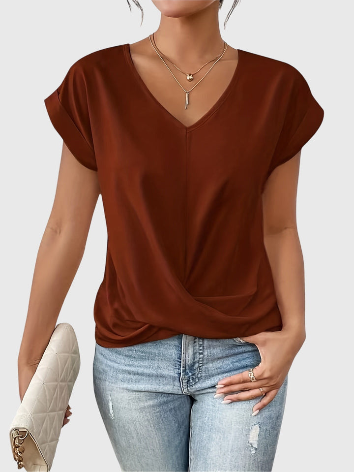 Blakely - Relaxed V-Neck Top