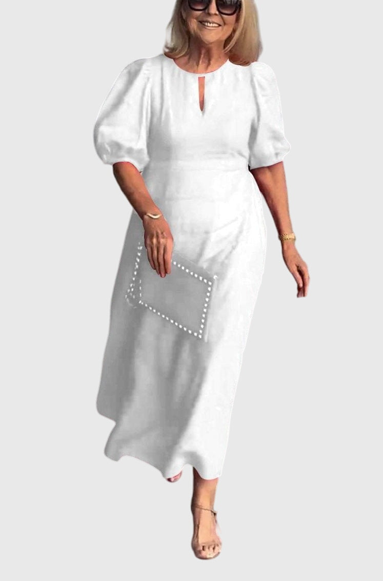 Aime - Chic Midi Dress with Elegant Essence