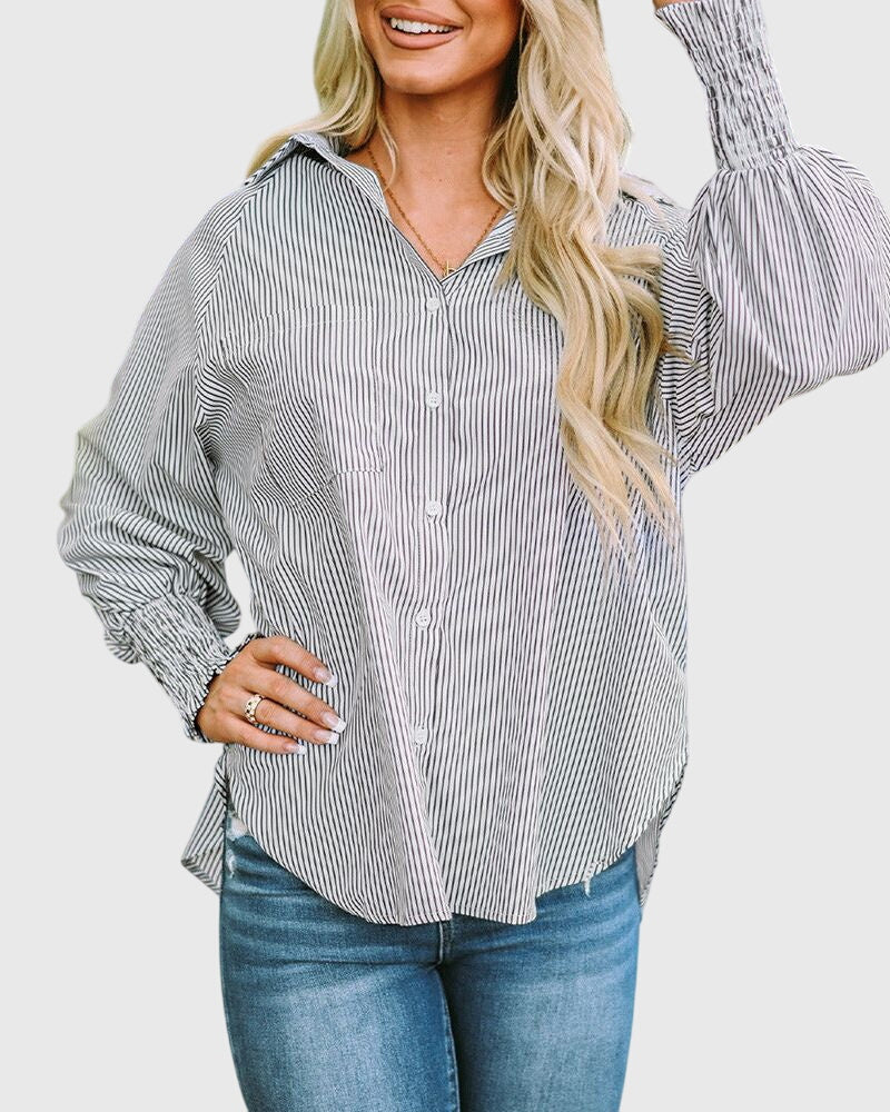 Blaine - Extra Large Striped Shirt