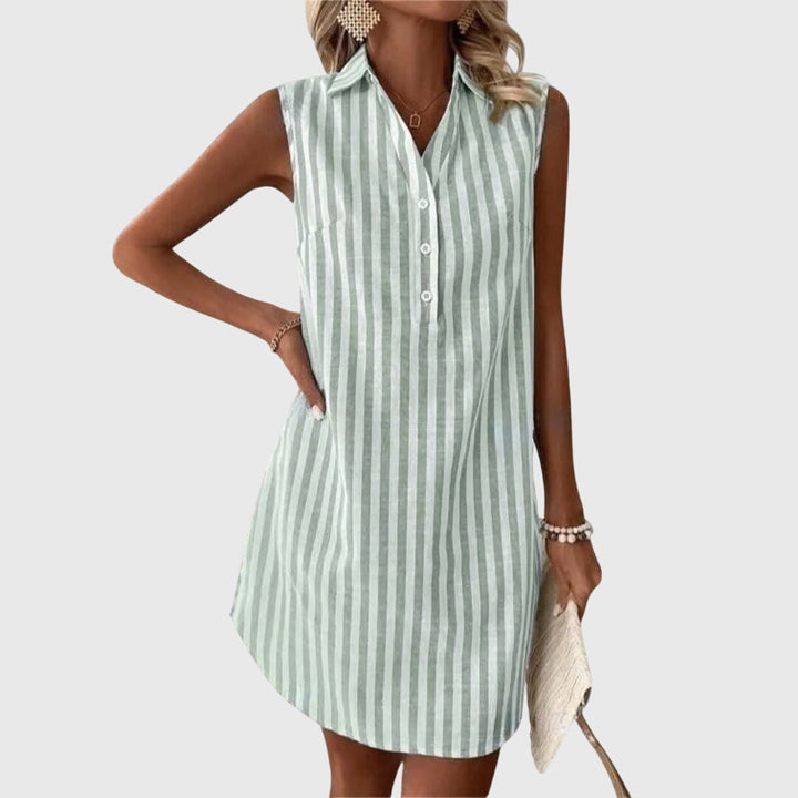 Amber™ - Breezy Striped Summer Dress