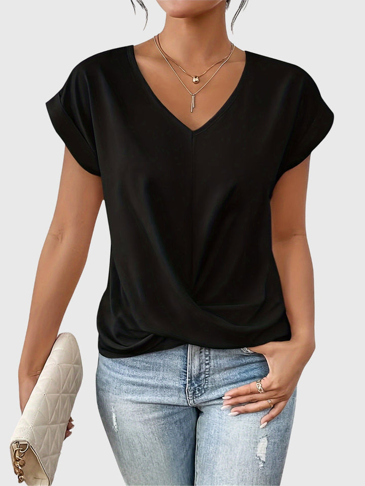 Blakely - Relaxed V-Neck Top