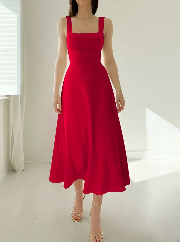 SIGLINDE FASHIONABLE MIDI DRESS