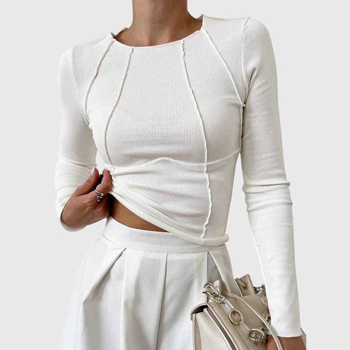 Andi - Long-Sleeve Ribbed Tee