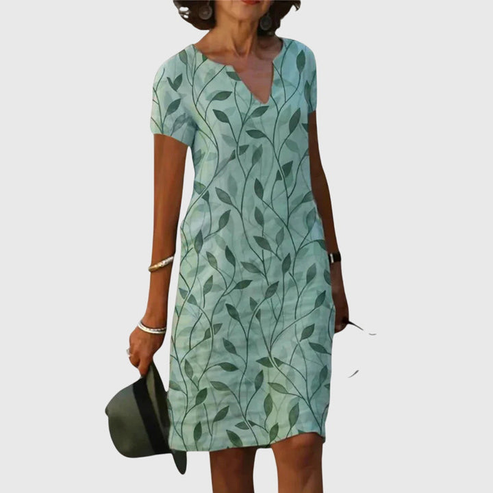 Carol - Relaxed V-Neck Dress