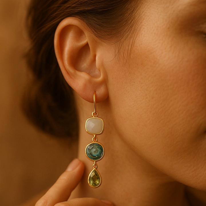 Elegant Gold Drop Earrings