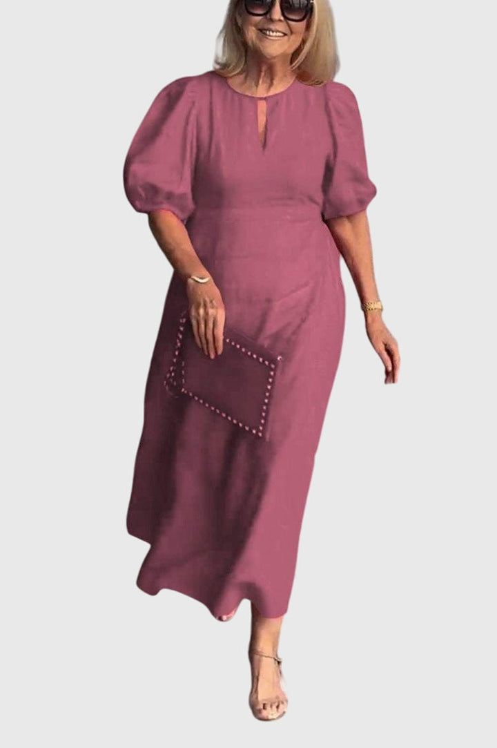 Aime - Chic Midi Dress with Elegant Essence