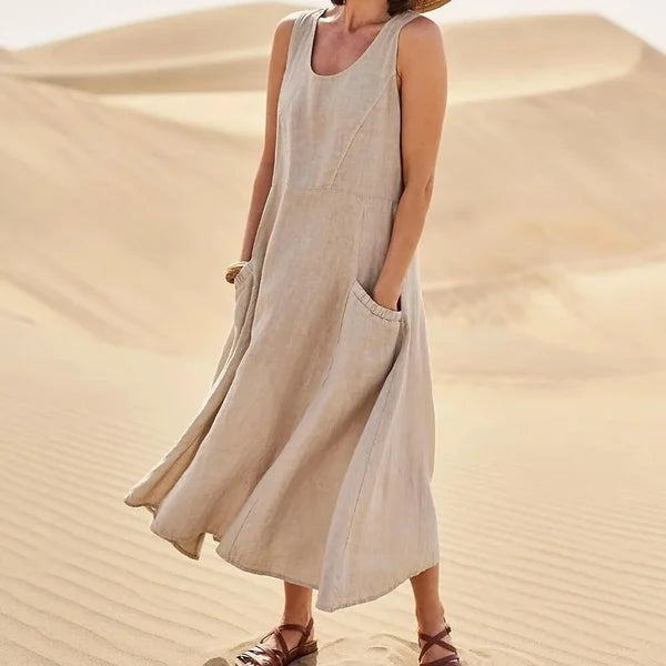 Liesel | Pocketed Sleeveless Dress