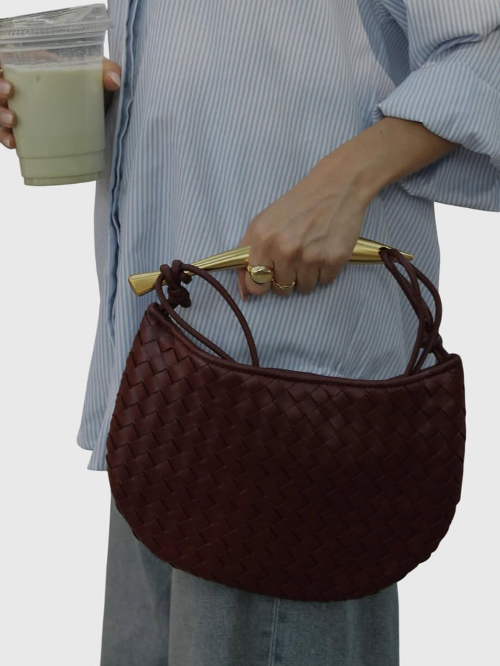 Bianca | Elegant Woven Structured Handbag