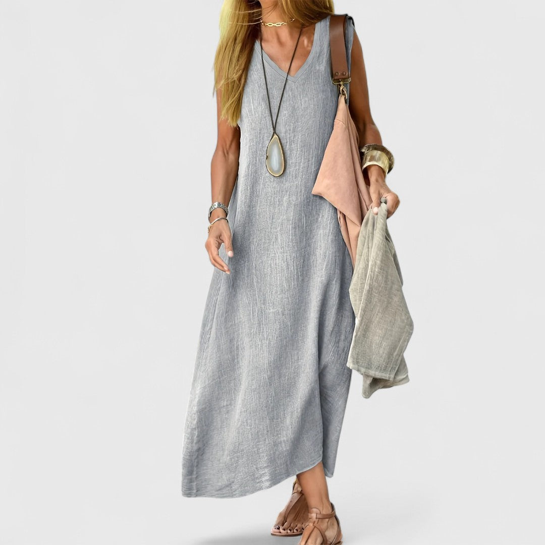 Alisa – Relaxed Sleeveless Dress