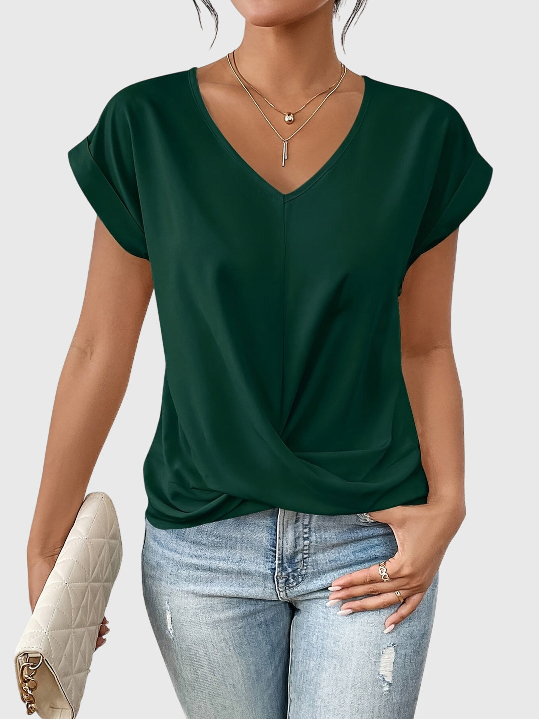 Blakely - Relaxed V-Neck Top