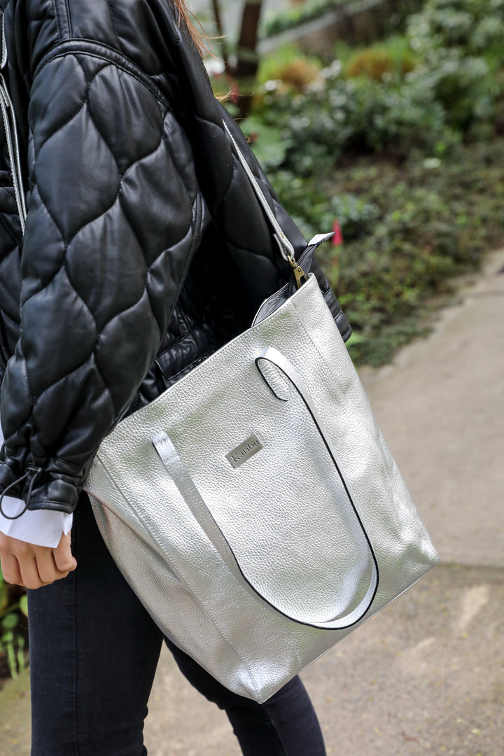 Jacinta Silver Clutch Wallet