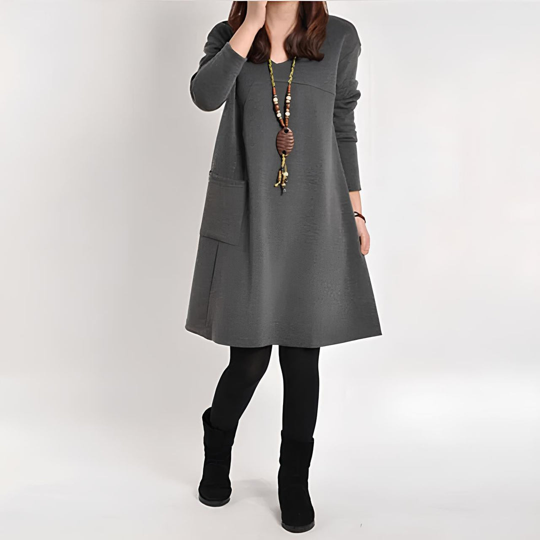 ILONA ELEGANT PULLOVER DRESS