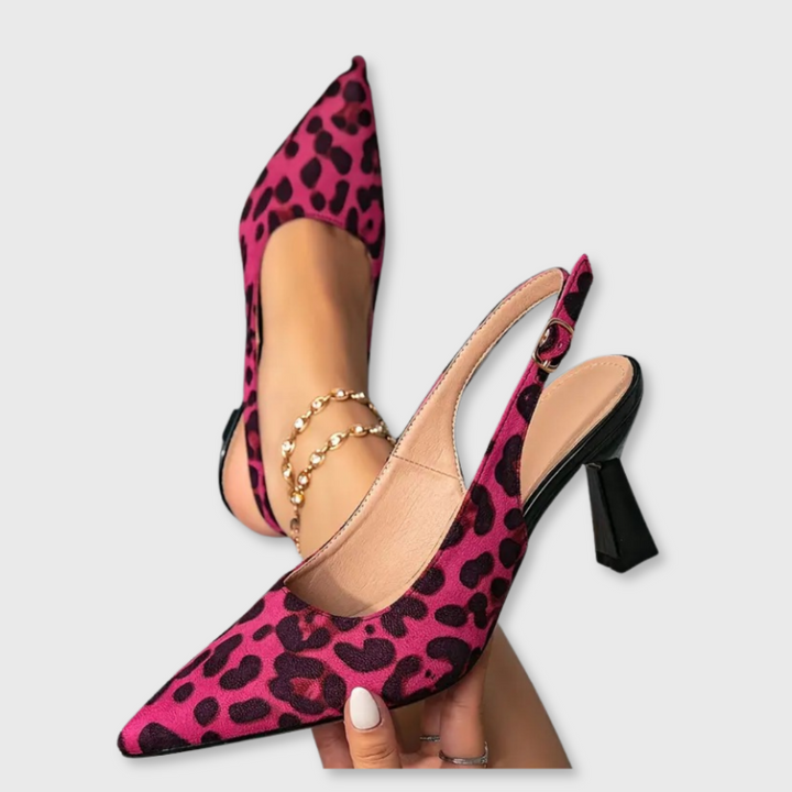 Ivy™ Leopard Print Strappy Sandals