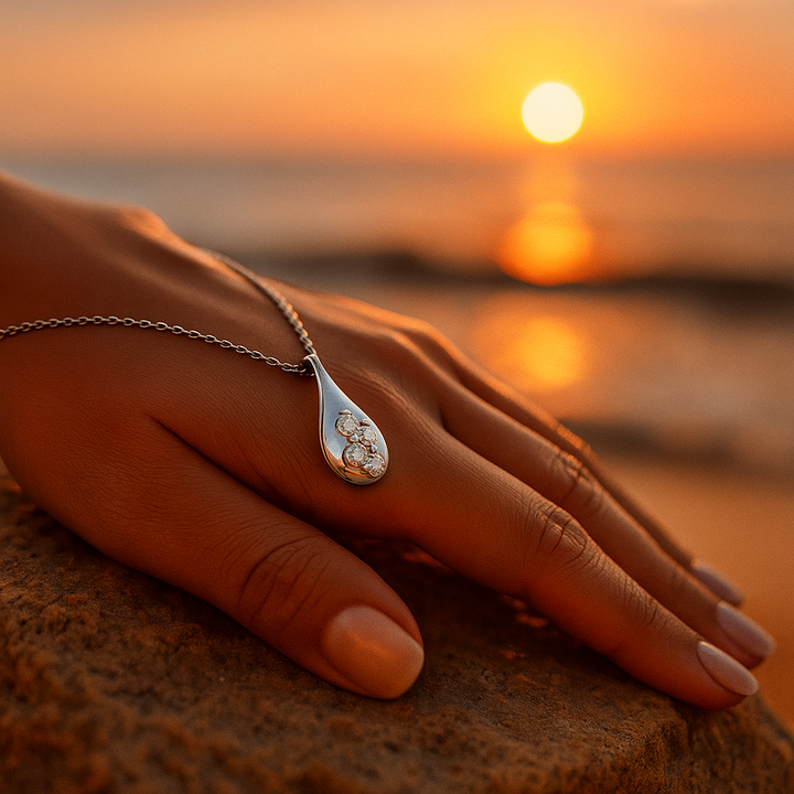 Nautical-Inspired 925 Silver Drop Earrings
