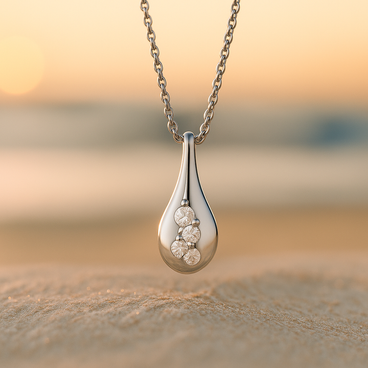 Nautical-Inspired 925 Silver Drop Earrings