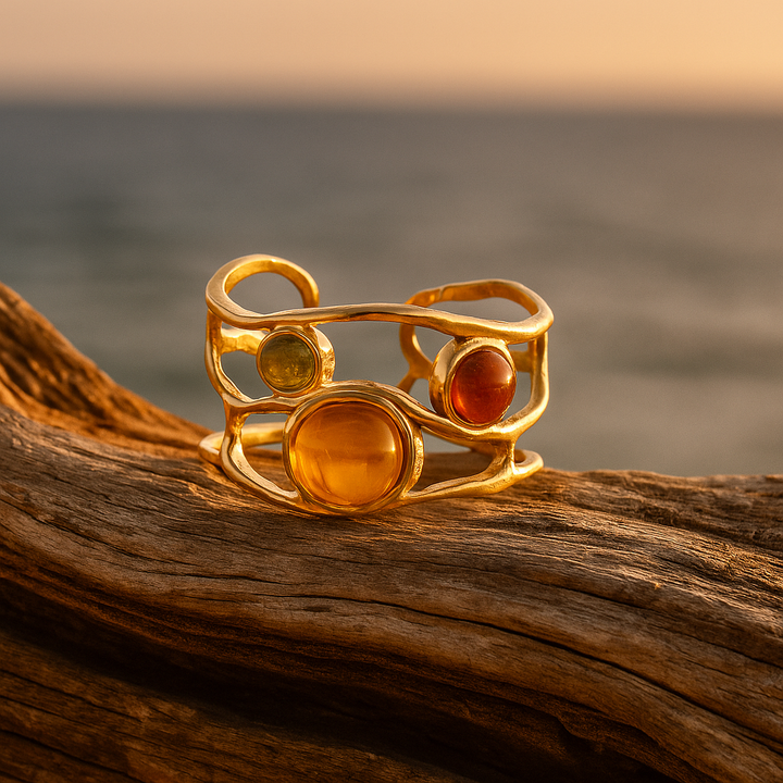 Rain: Golden Sun's Orbiting Rings