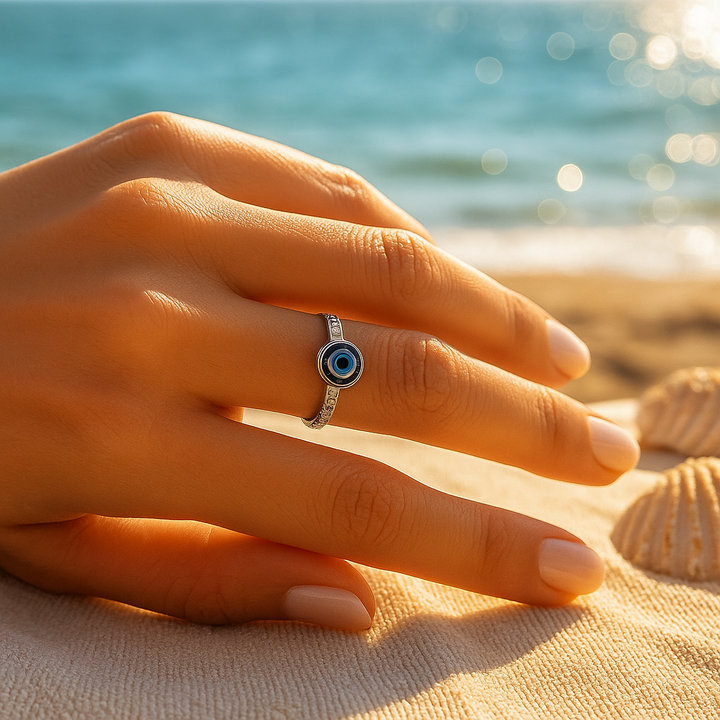Cascade Silver Wave Ring