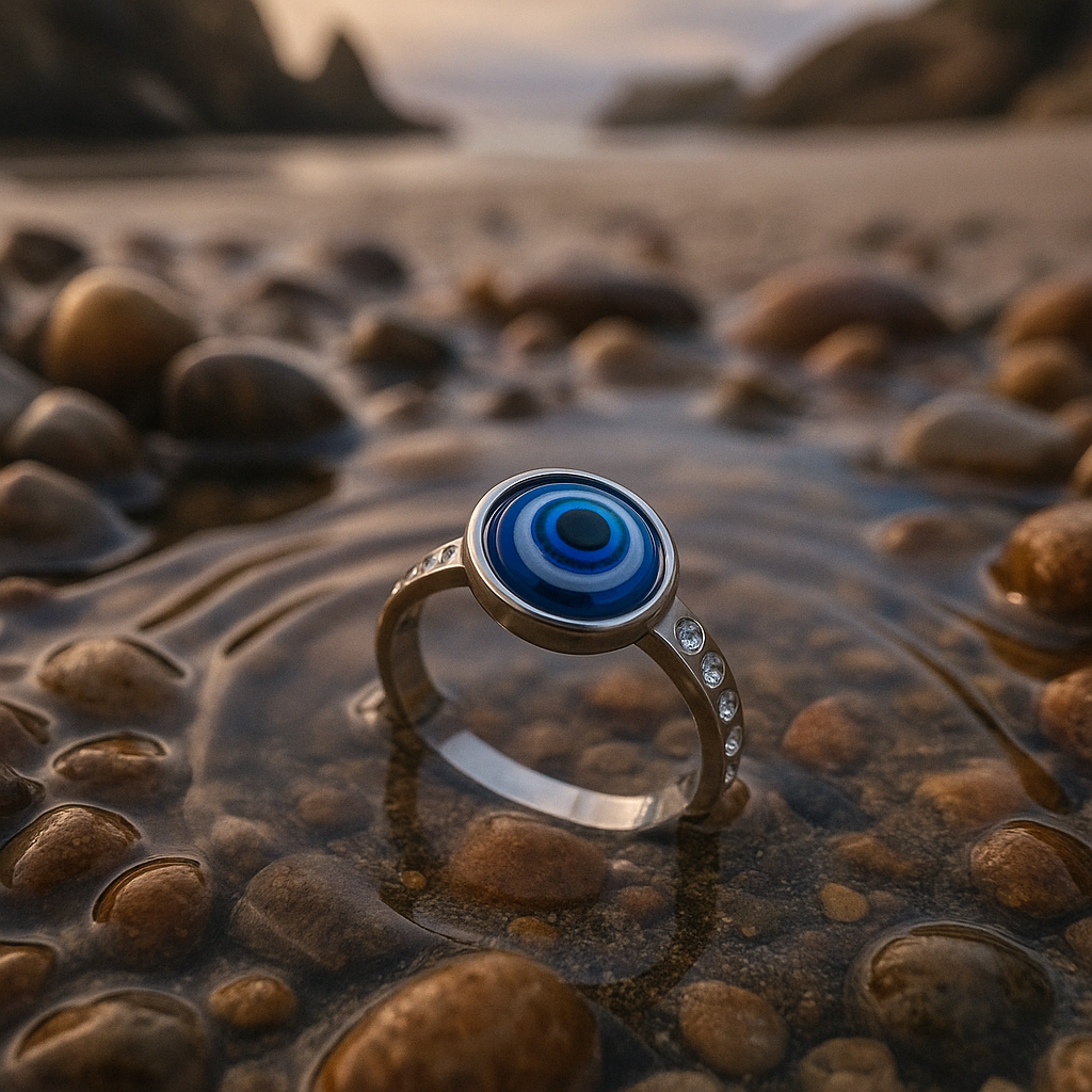 Cascade Silver Wave Ring