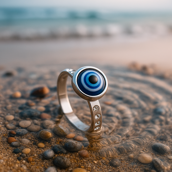 Cascade Silver Wave Ring