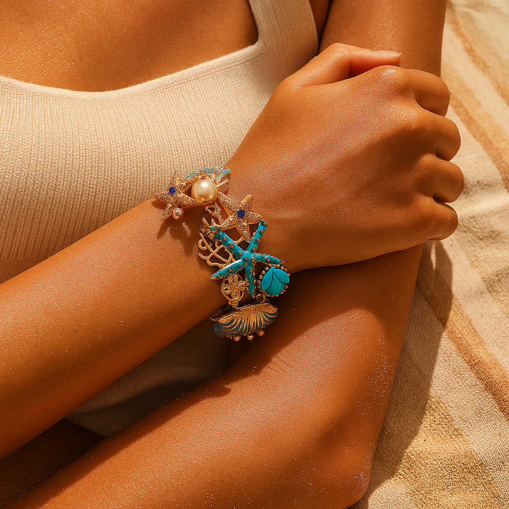 Zephyrine Shell Bracelet