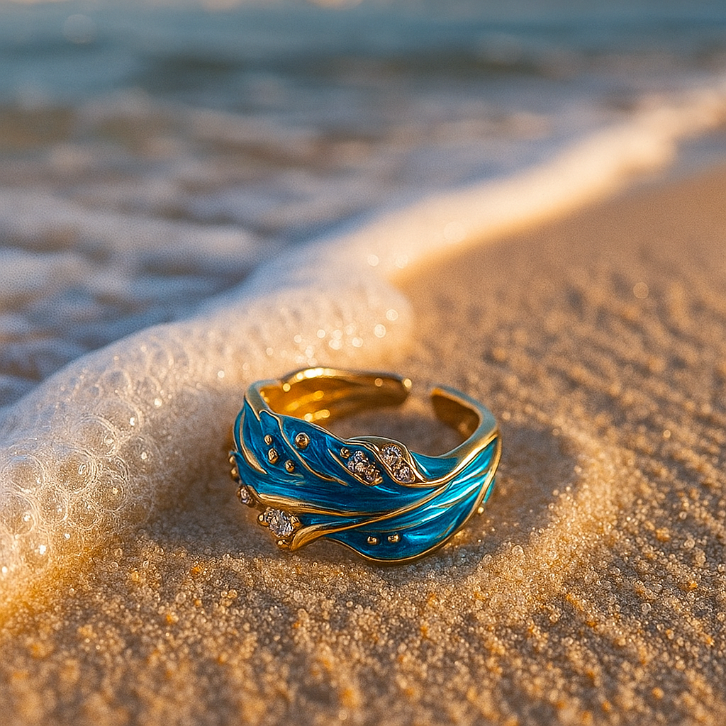 Ondine | Vintage Wave Ring