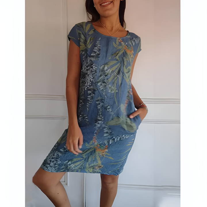 FELICITAS RELAXED PRINTED DRESS
