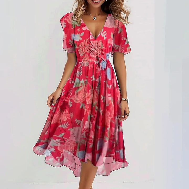 Arlina™ – Gracefully Chic Chiffon Dress