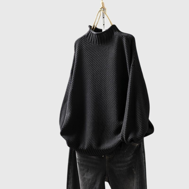 Amelia | Cozy Funnel Neck Knit Sweater