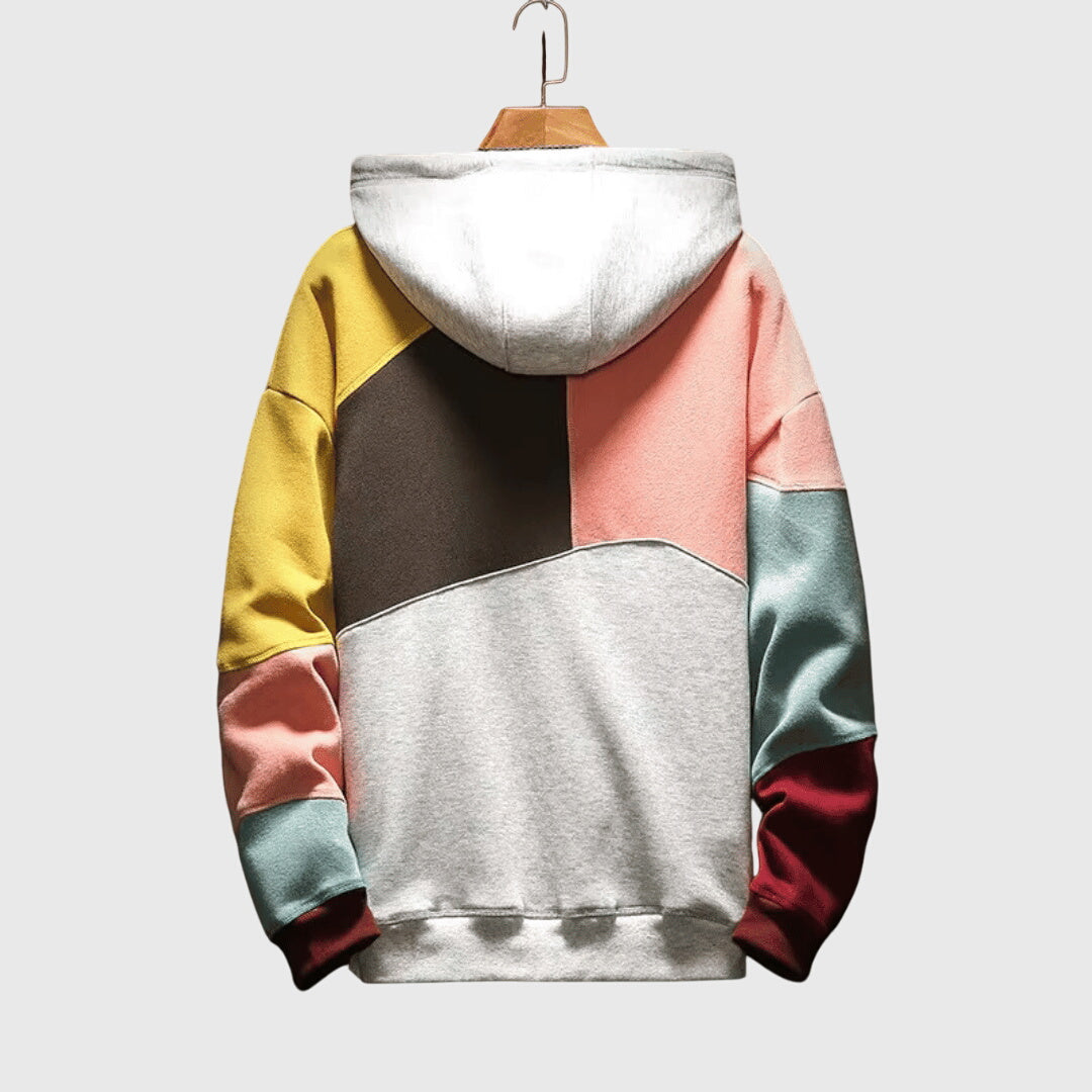 Ashley - Extra-Large Patchwork Hoodie