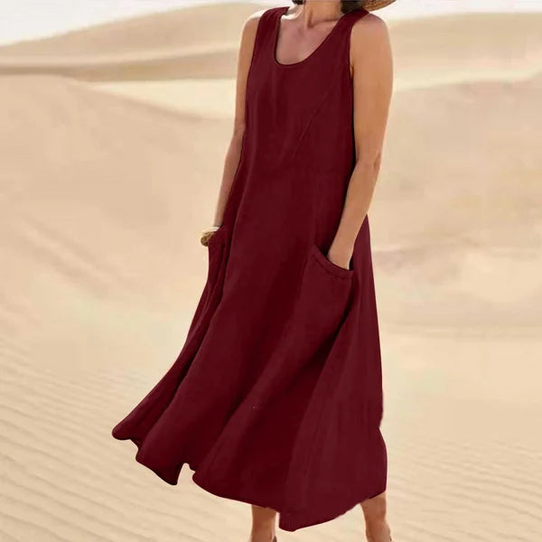 Liesel | Pocketed Sleeveless Dress