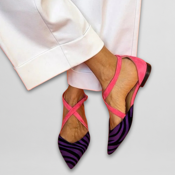 Isla™ | Ballet Flats with Strap