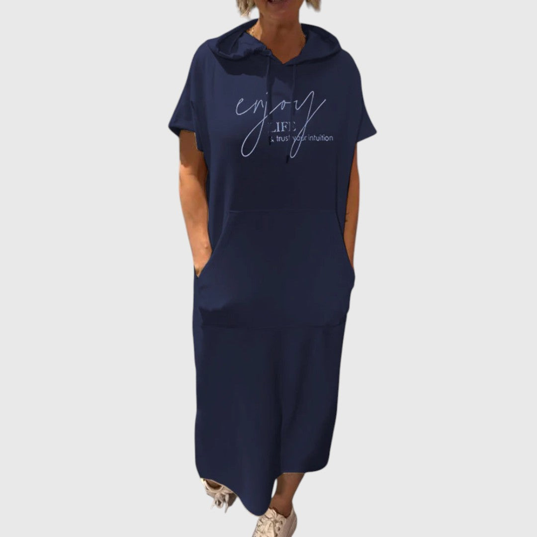 Angela - Relaxed Hoodie Dress