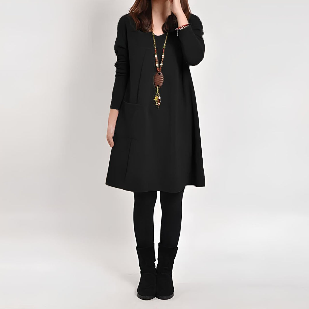 ILONA ELEGANT PULLOVER DRESS