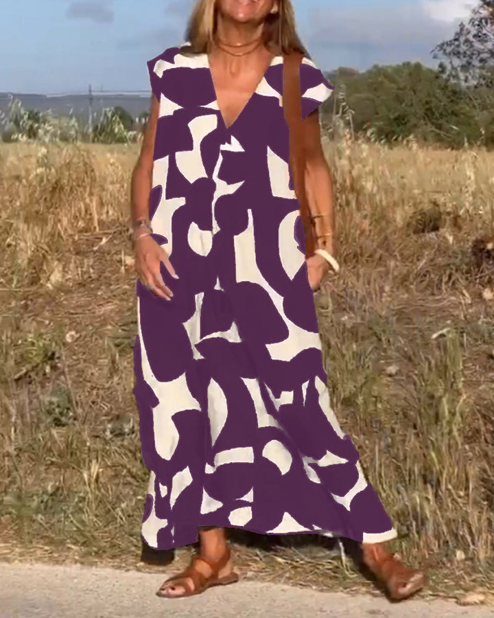 Aria™ – Stylish Printed Dress