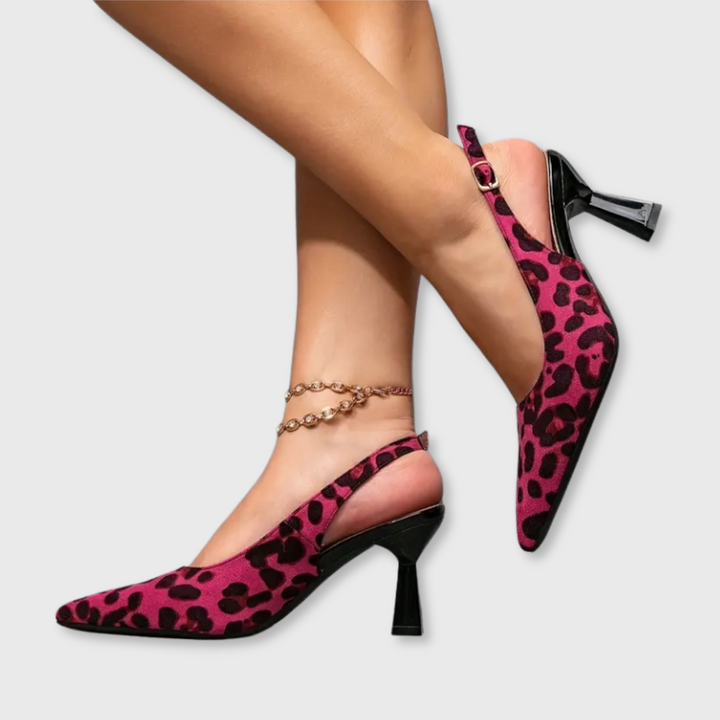 Ivy™ Leopard Print Strappy Sandals