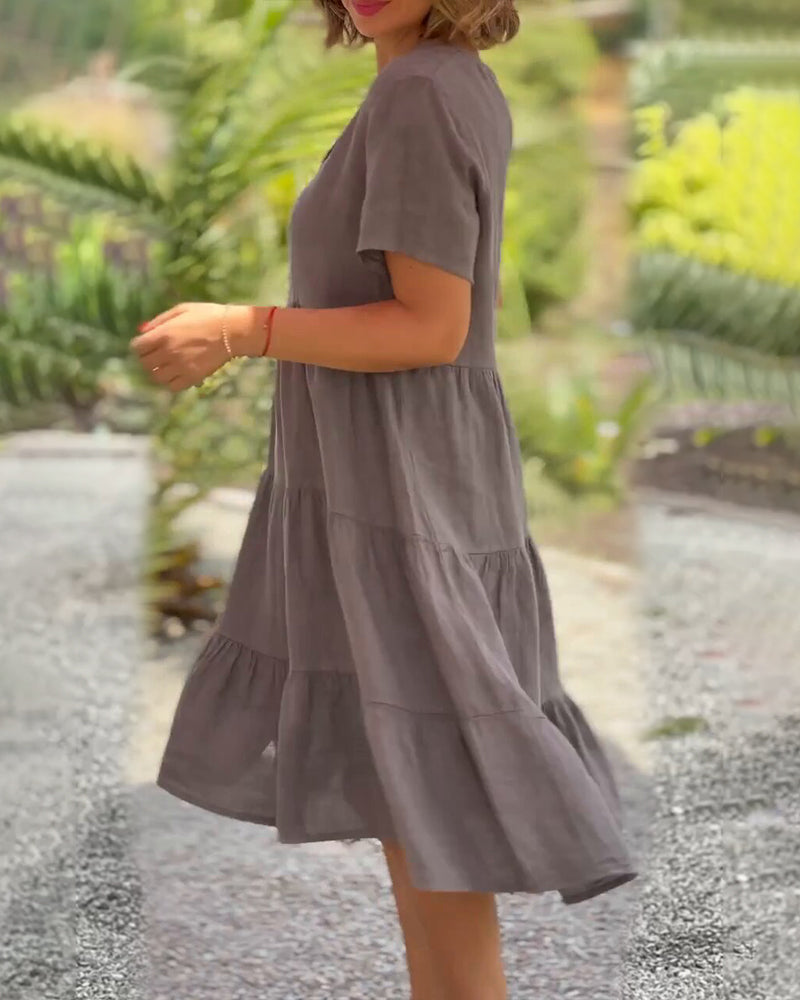 Susan - Elegant V-Neck Dress