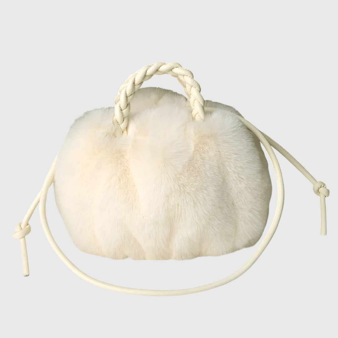 Amber - Plush Faux Fur Handbag