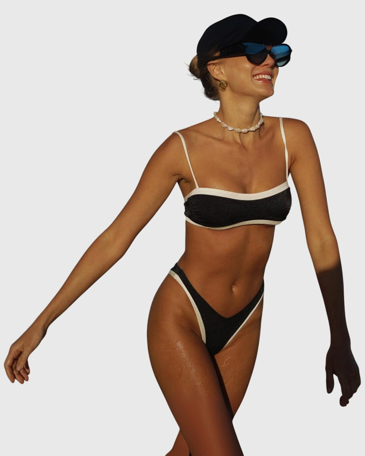 Allegra | Sleek Dual-Tone Bikini