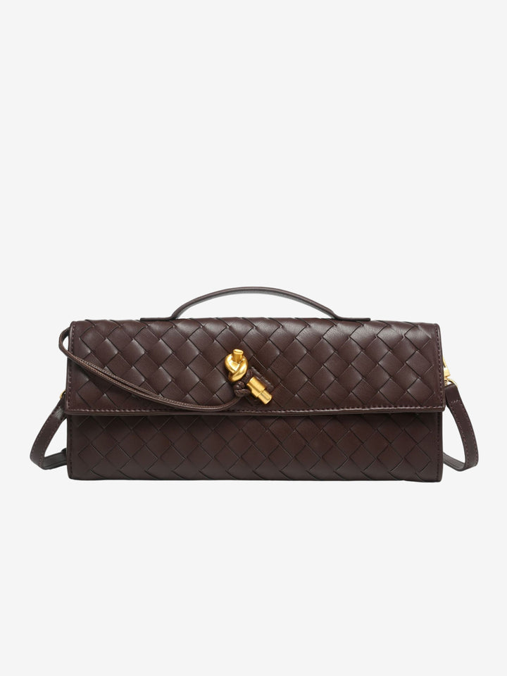 Camila | Elegant Slim Woven Clutch