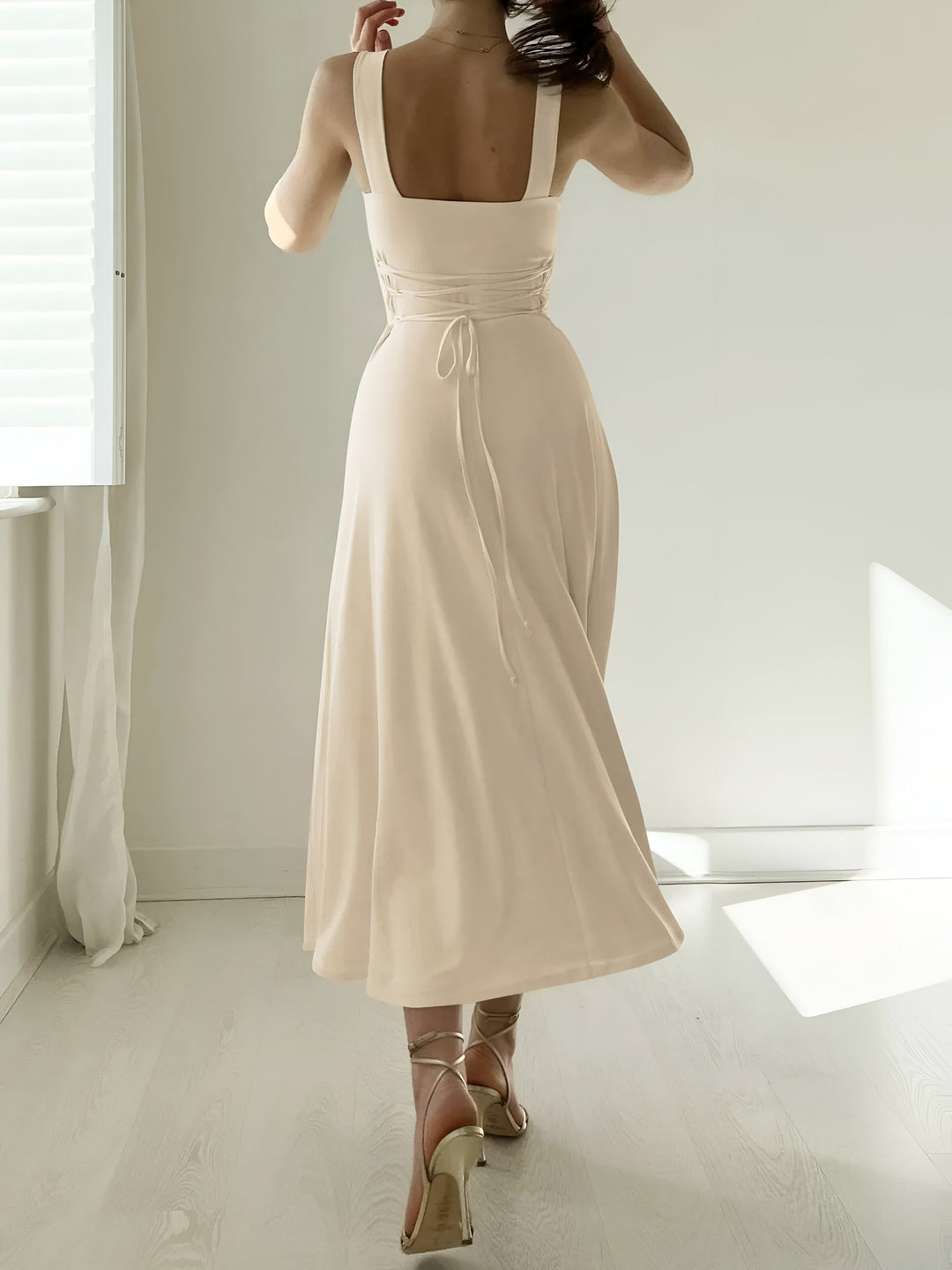 SIGLINDE FASHIONABLE MIDI DRESS