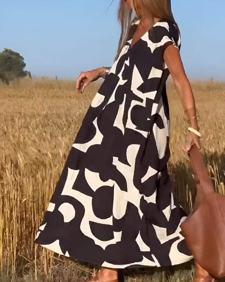 Aria™ – Stylish Printed Dress