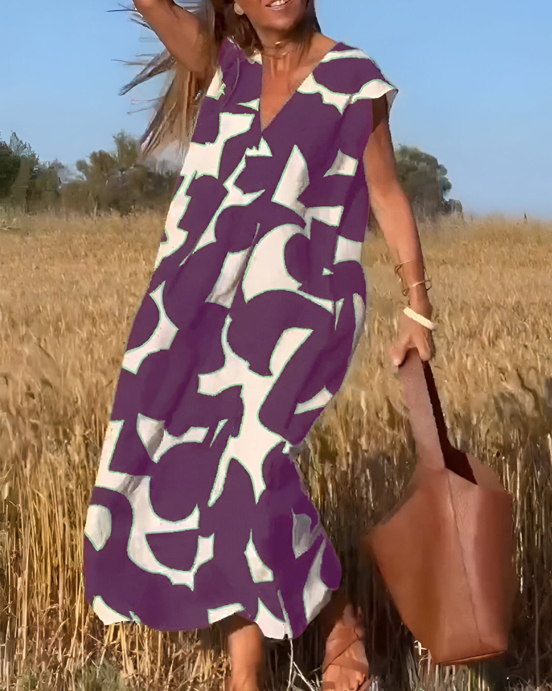 Aria™ – Stylish Printed Dress