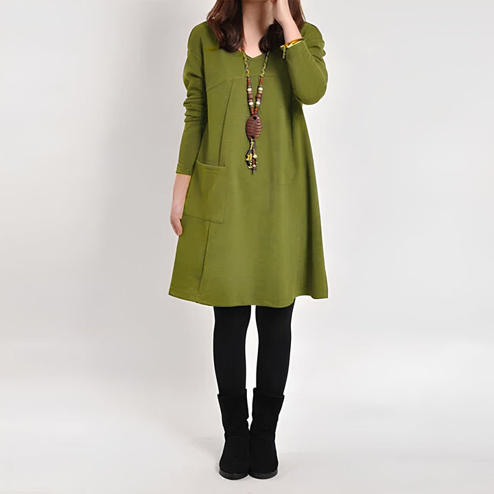 ILONA ELEGANT PULLOVER DRESS